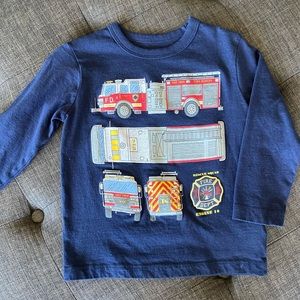 Firetruck Long Sleeve Tee by Baby Gap